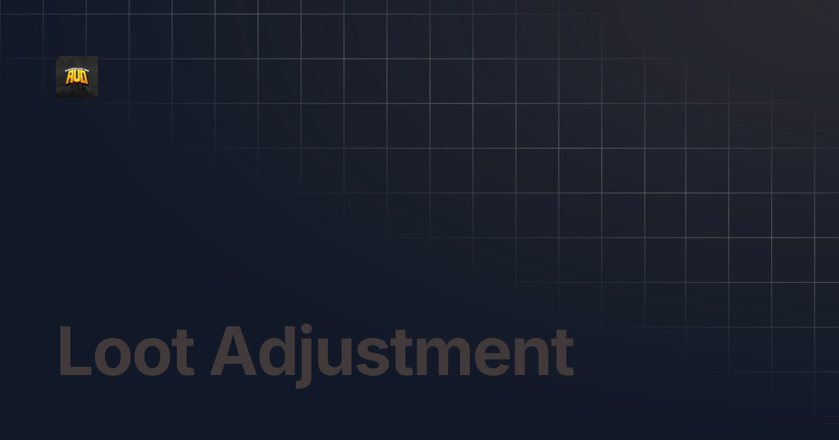 Loot Adjustment | Ragnarok's Very Own