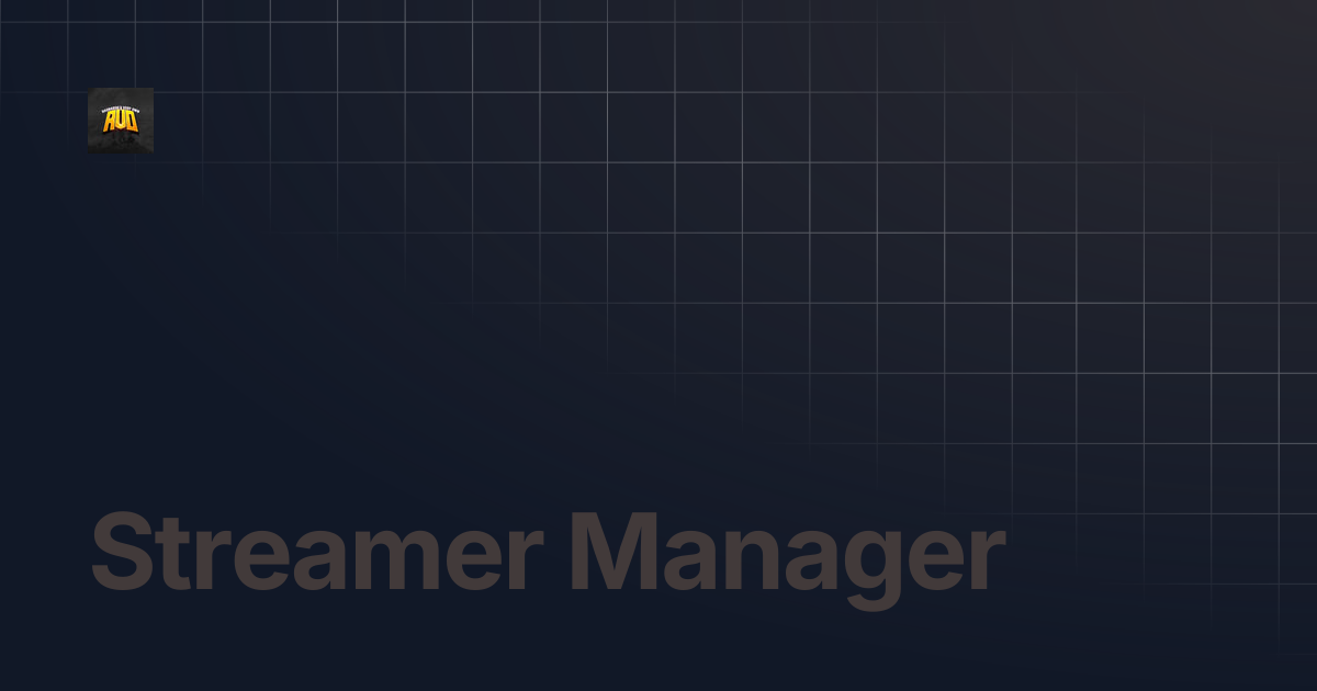 Streamer Manager | Ragnarok's Very Own